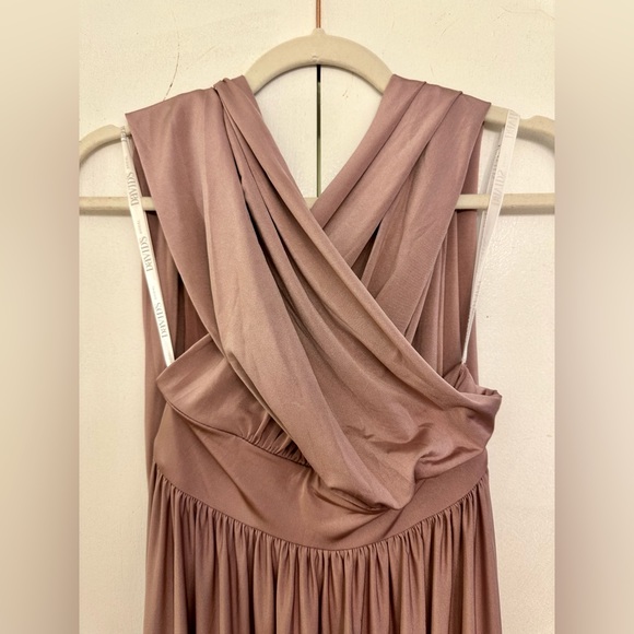 David's Bridal Versa Infinity Mutli Way Dress- Dusty Mauve - Picture 3 of 5